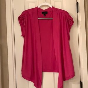 Hot pink cardigan